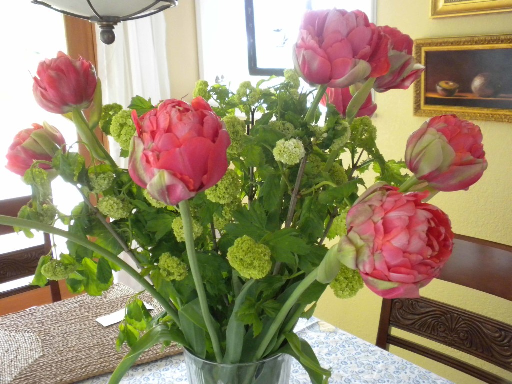 Peony arrangement