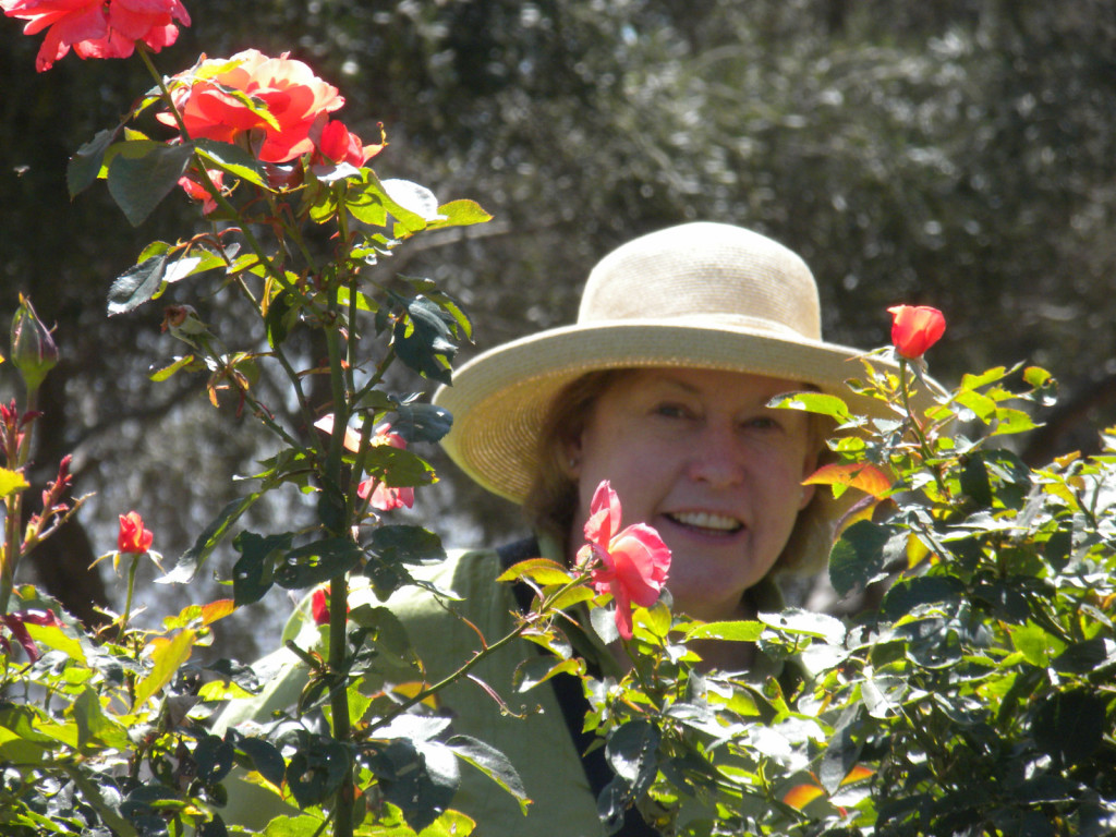 Susan with Roses