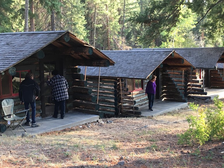 Checking out the Cabins